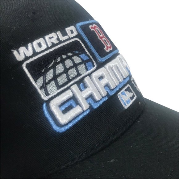 New Era Boston Red Sox World Series Champions 04 Hat Black Flex Fit Brand New - Picture 7 of 9